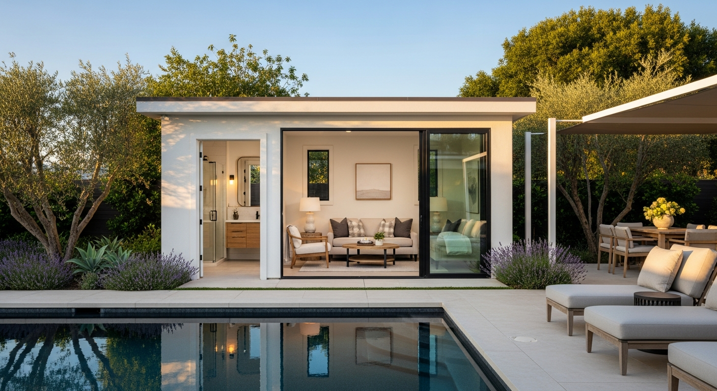 Pool House Ideas That Double as Guest Quarters or Rental Units