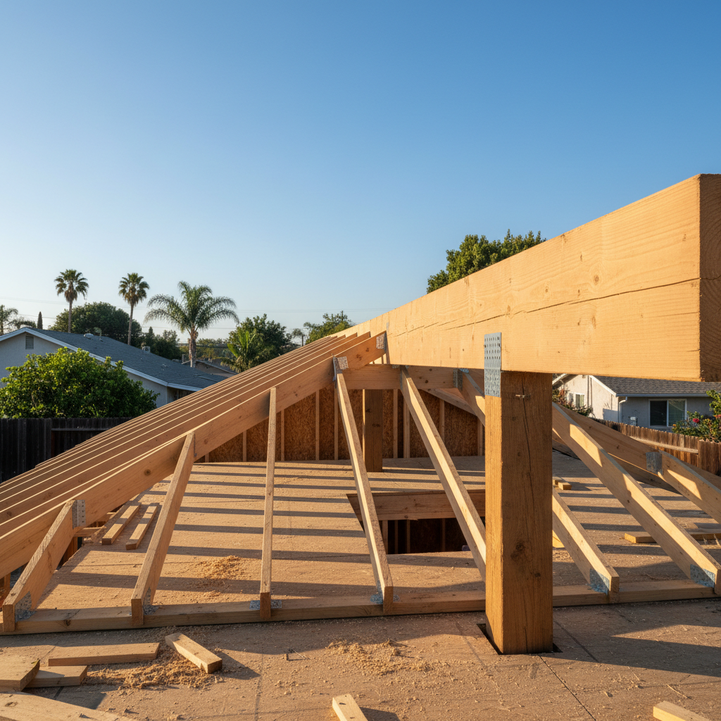 What Is a Ridge Board vs. a Ridge Beam in ADU Roof Framing