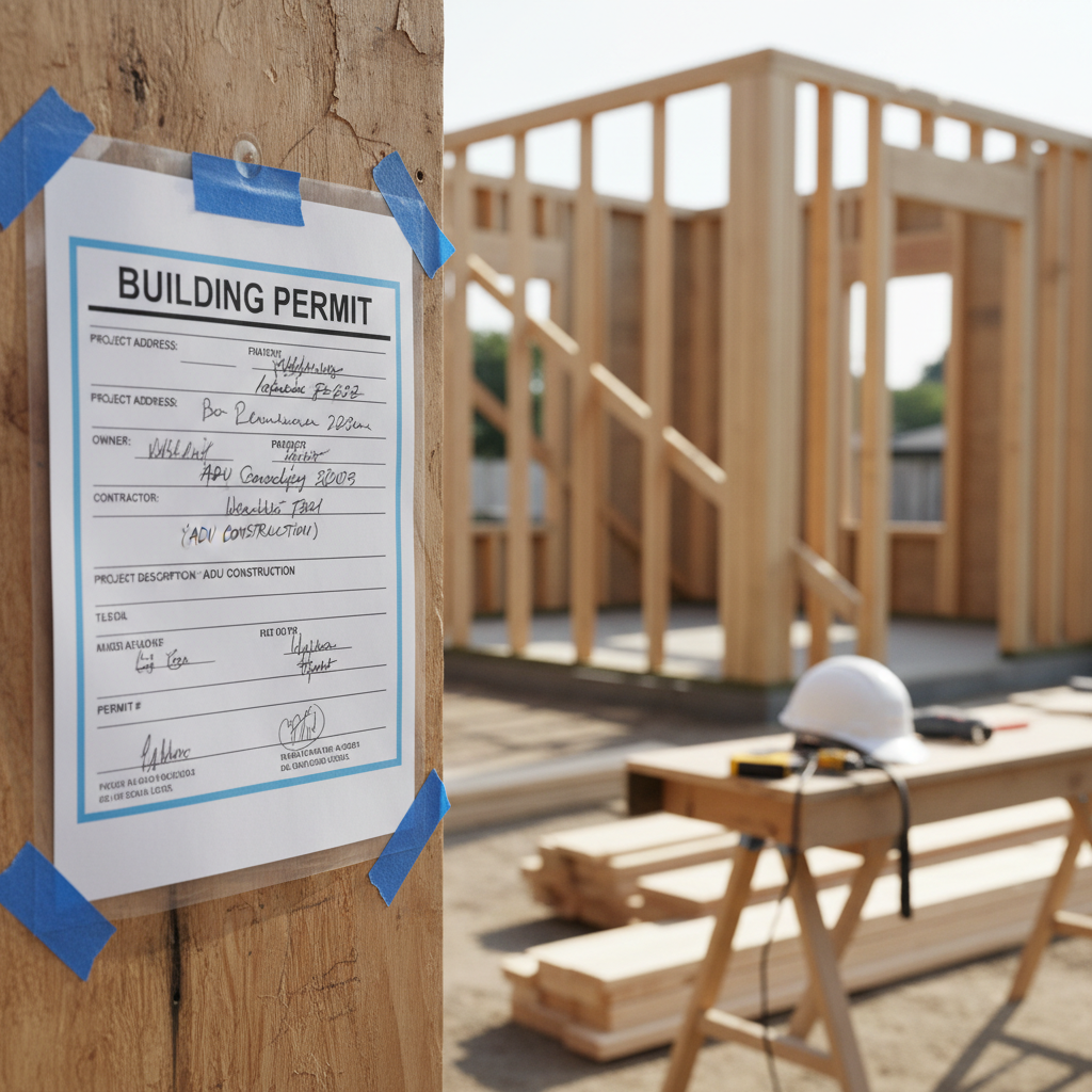 What Is a Building Permit Card and Why It Needs to Stay on Site During ADU Construction