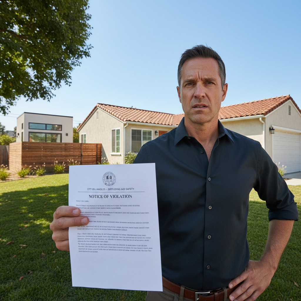 What Is a Notice of Violation for an Unpermitted ADU and What to Do Next