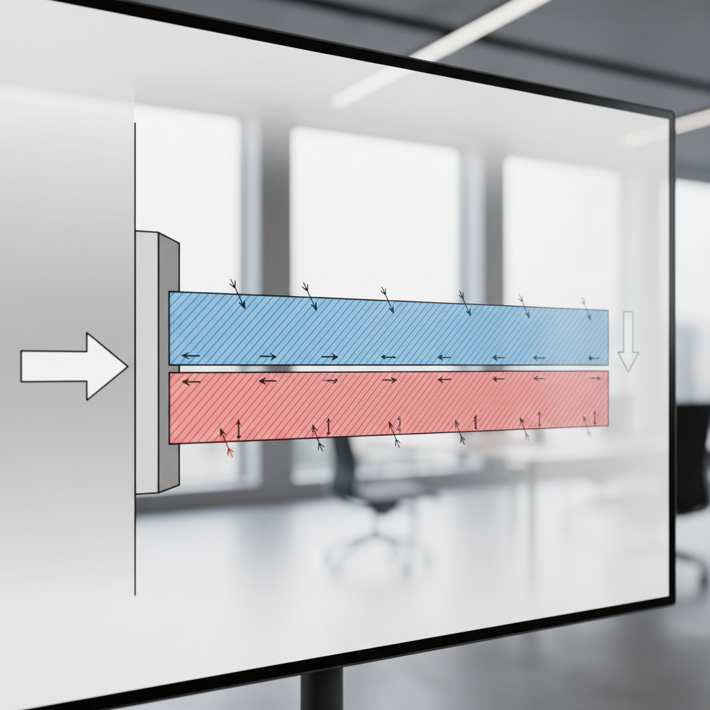 Cantilevers in ADU Design: Structural Innovation & Uses — A detailed technical drawing or 3D rendering illustrating the structural elements of a cantilever beam