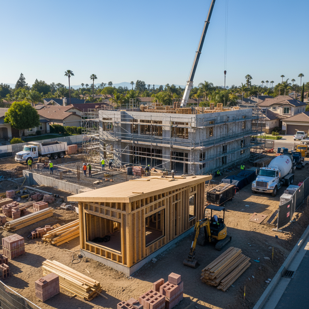 Building an ADU While Your Main Home is Under Construction in California