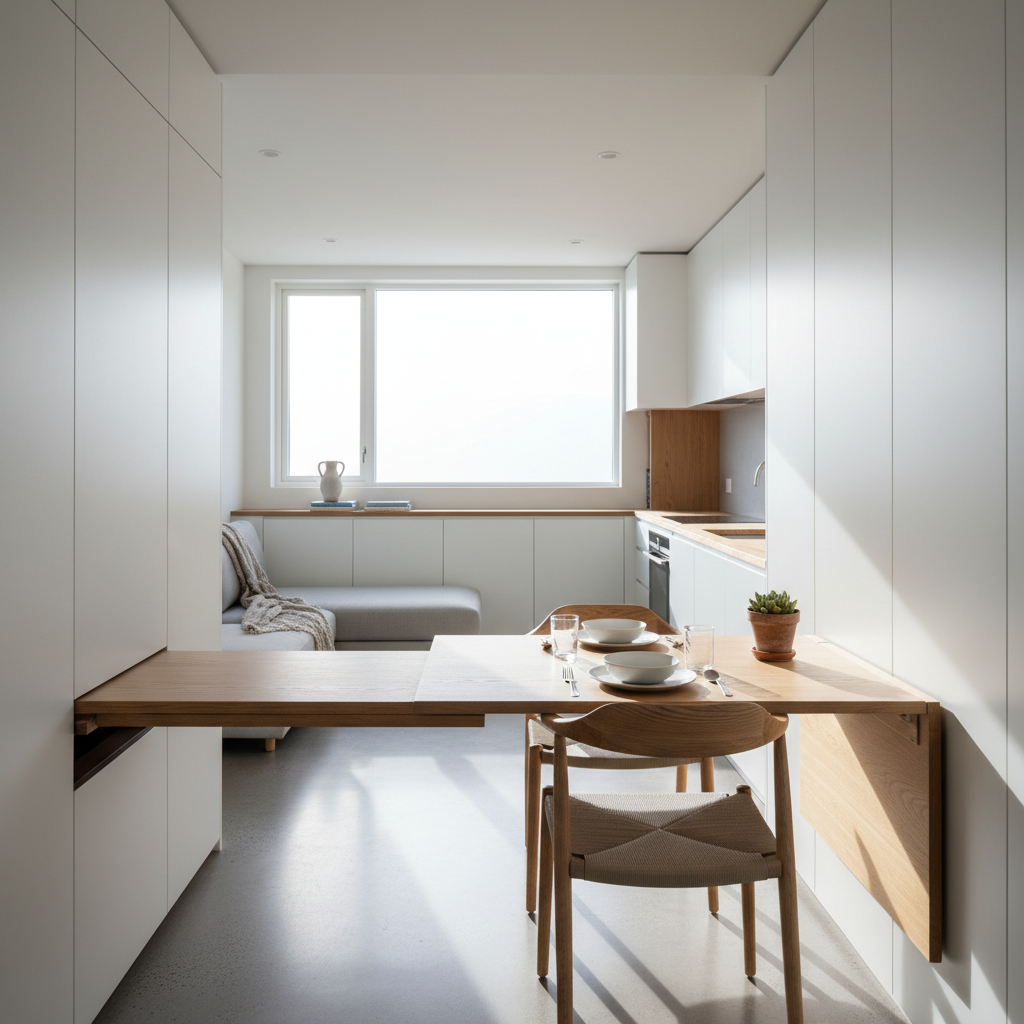 What Is a Fold-Down Table for Your Small ADU Dining Area?